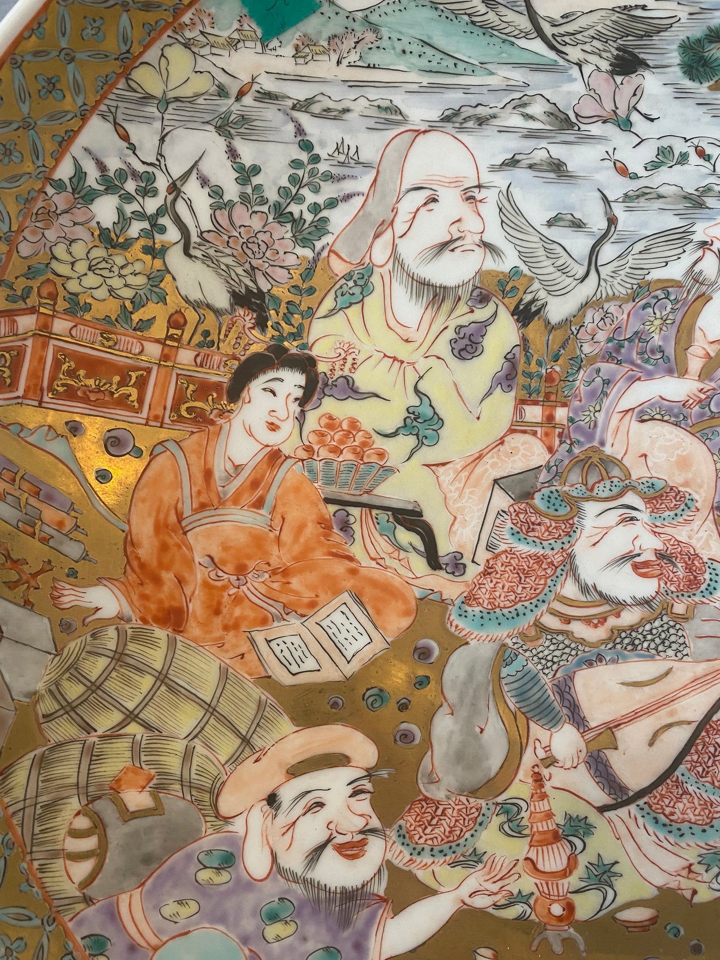 Japanese Ko-Kutani Charger