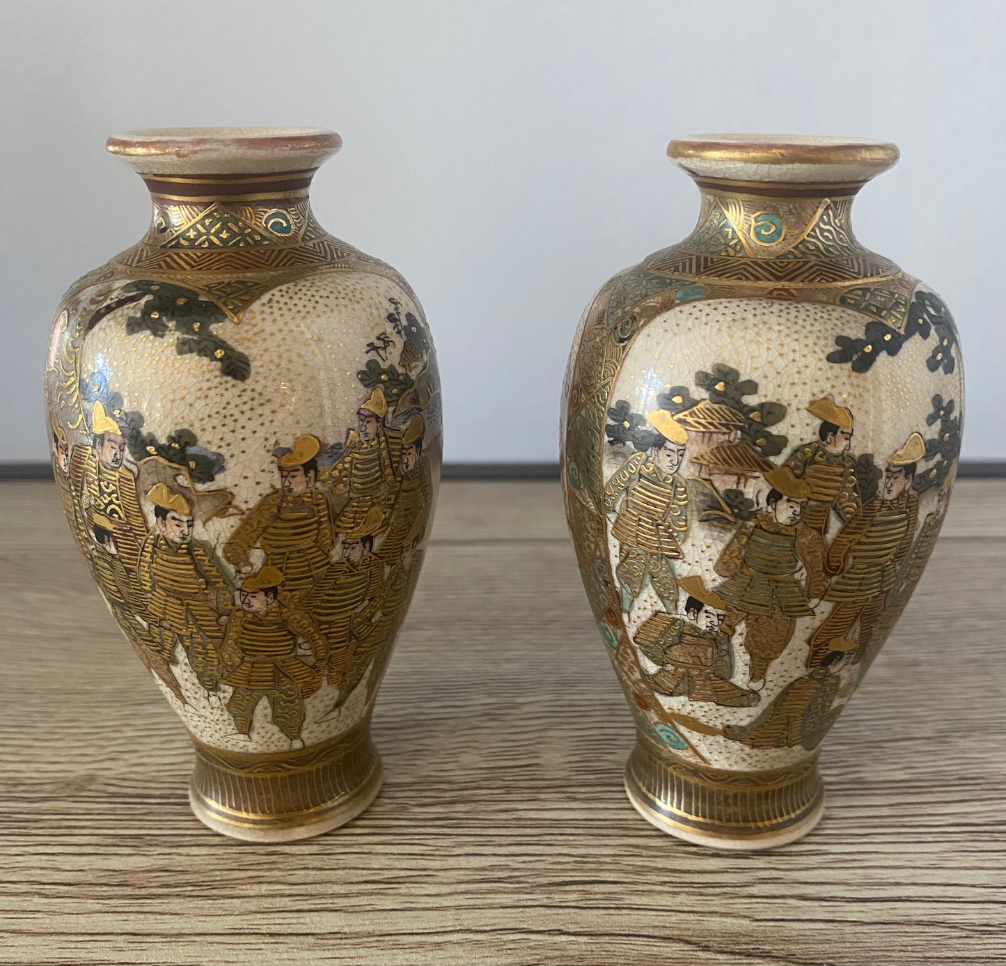 Japanese Pair of Satsuma Vases