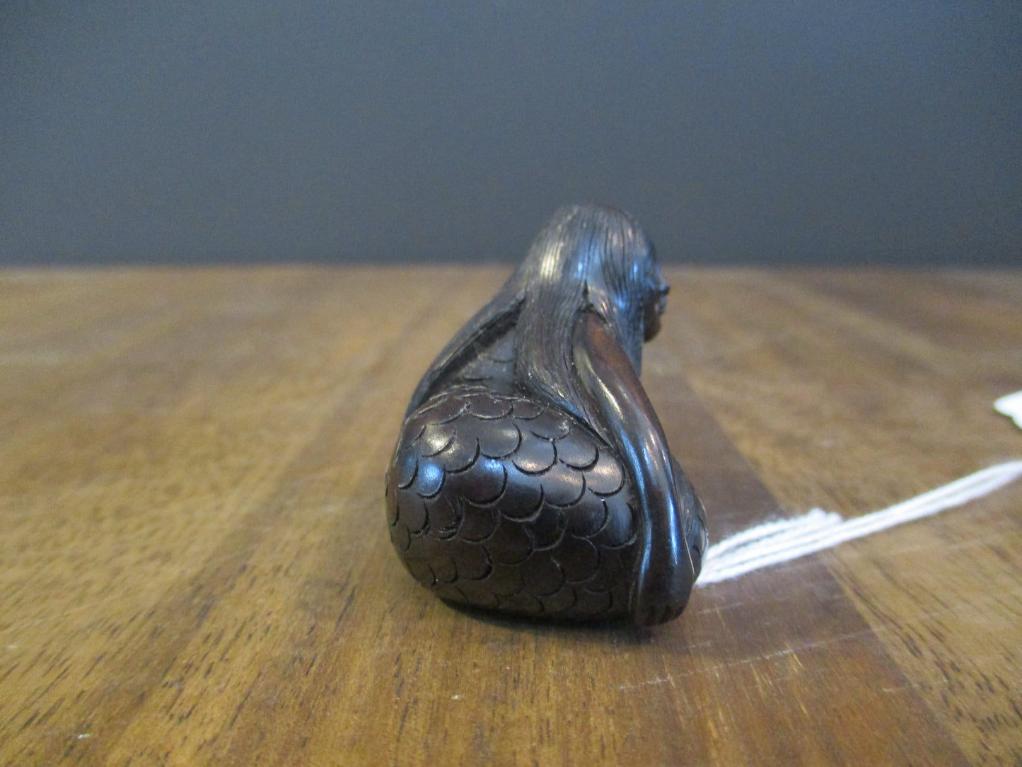 Japanese Wooden Netsuke - Mermaid