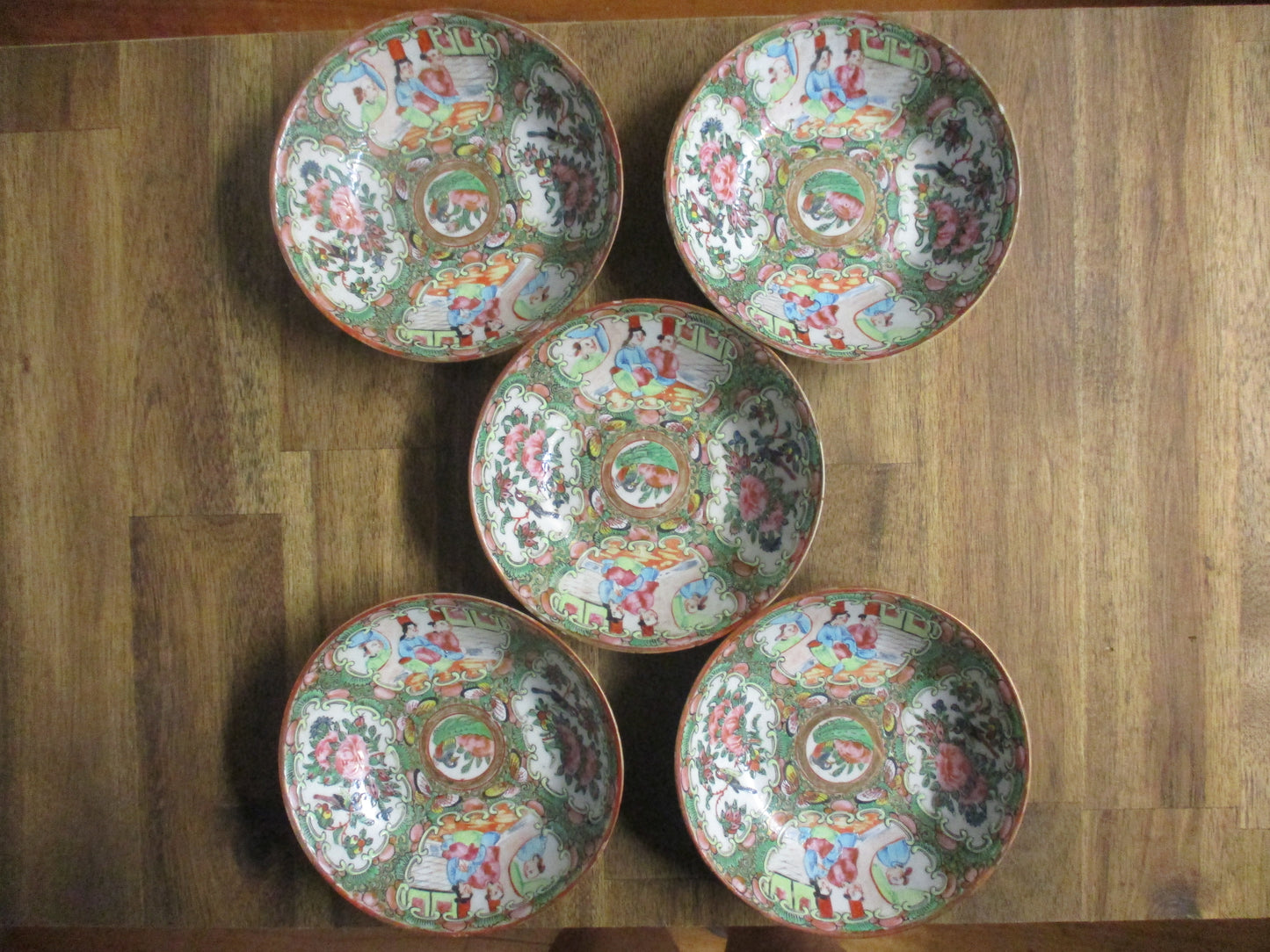 Chinese Export Famille Rose Bowls.