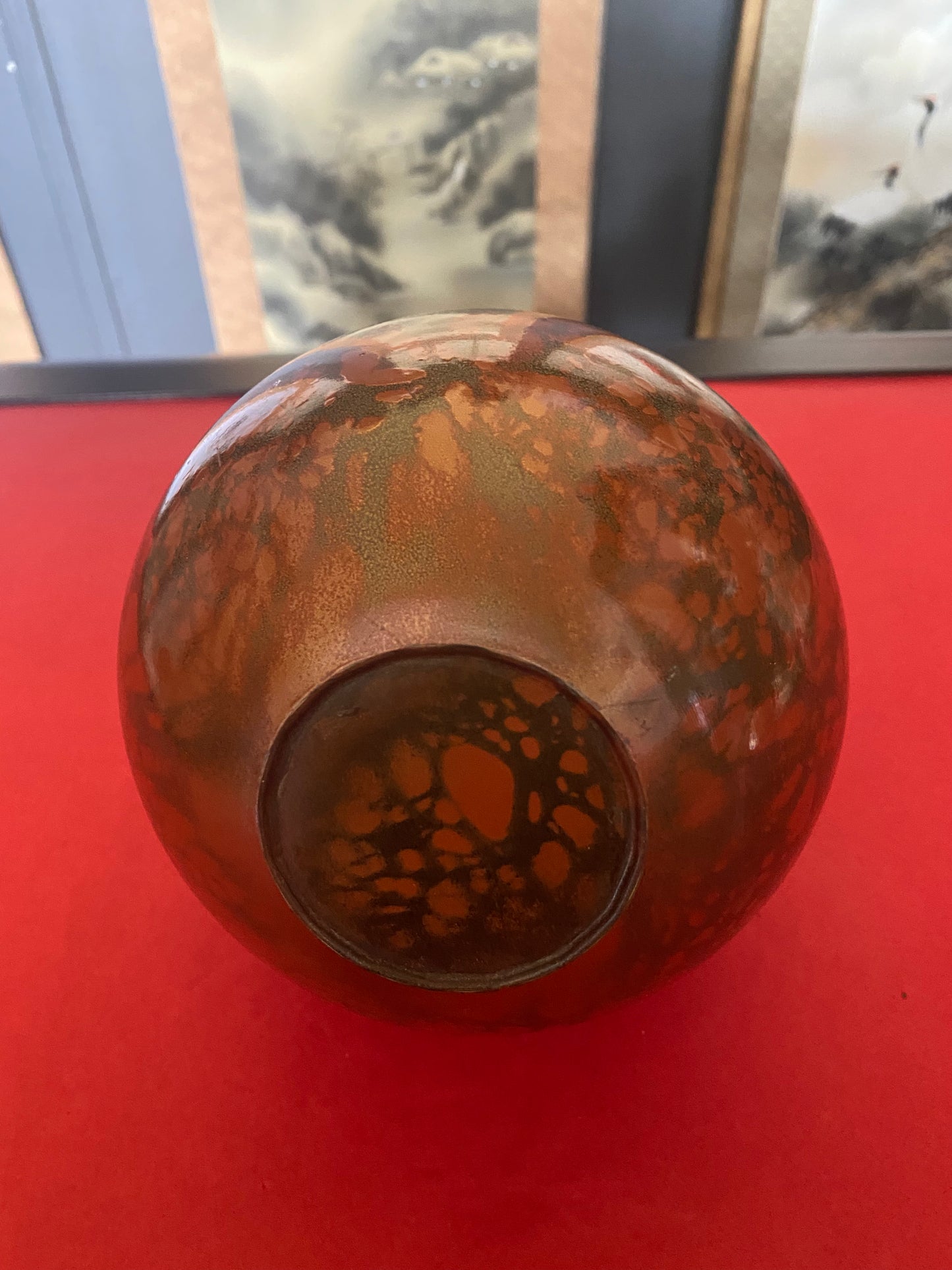 Japanese Bronze Ikebana Vase