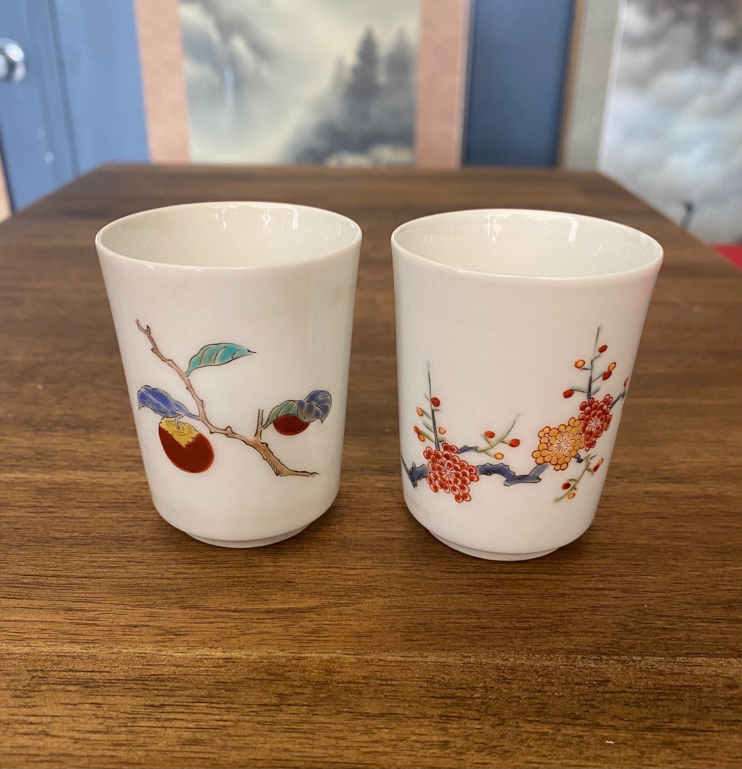 Japanese Kakiemon Sake Cups