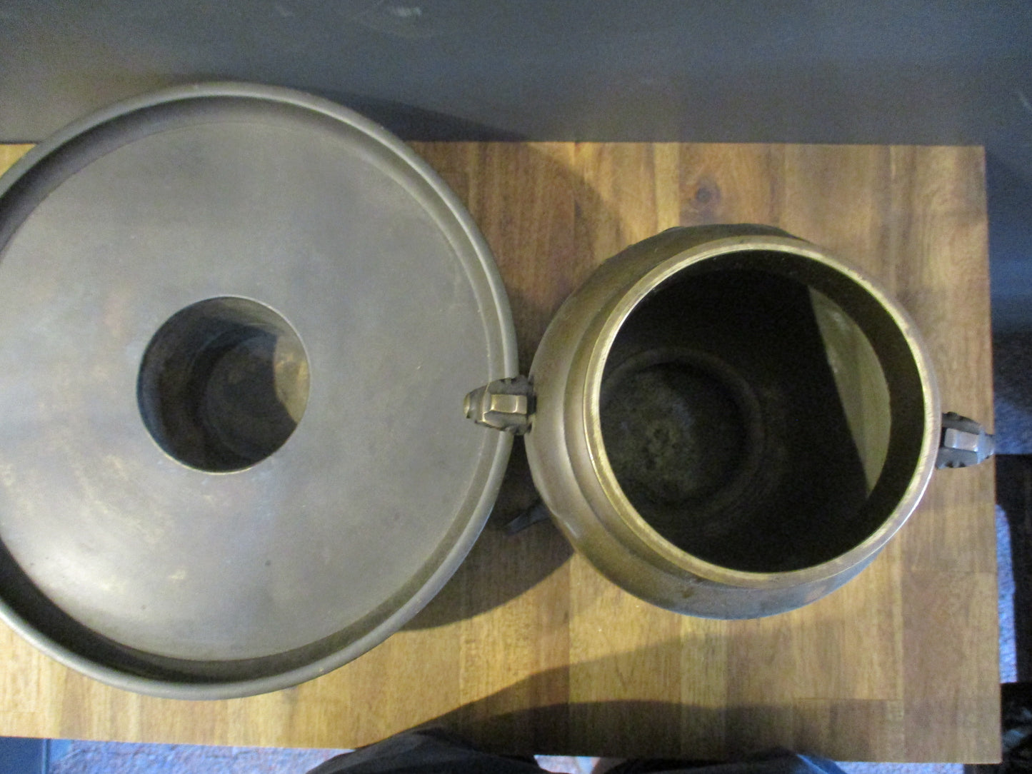 Japanese Bronze Ikebana Vase