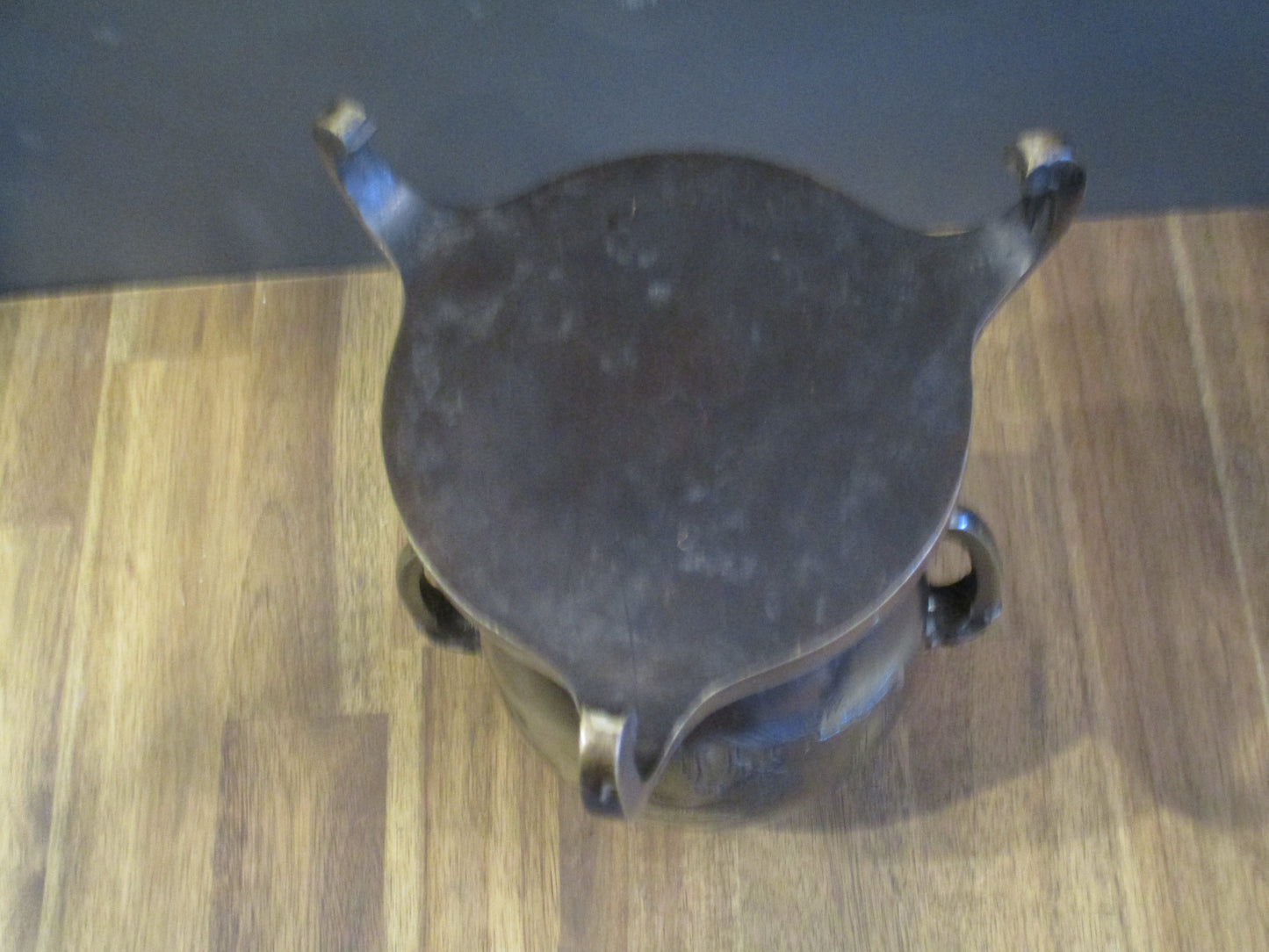Japanese Bronze Ikebana Vase