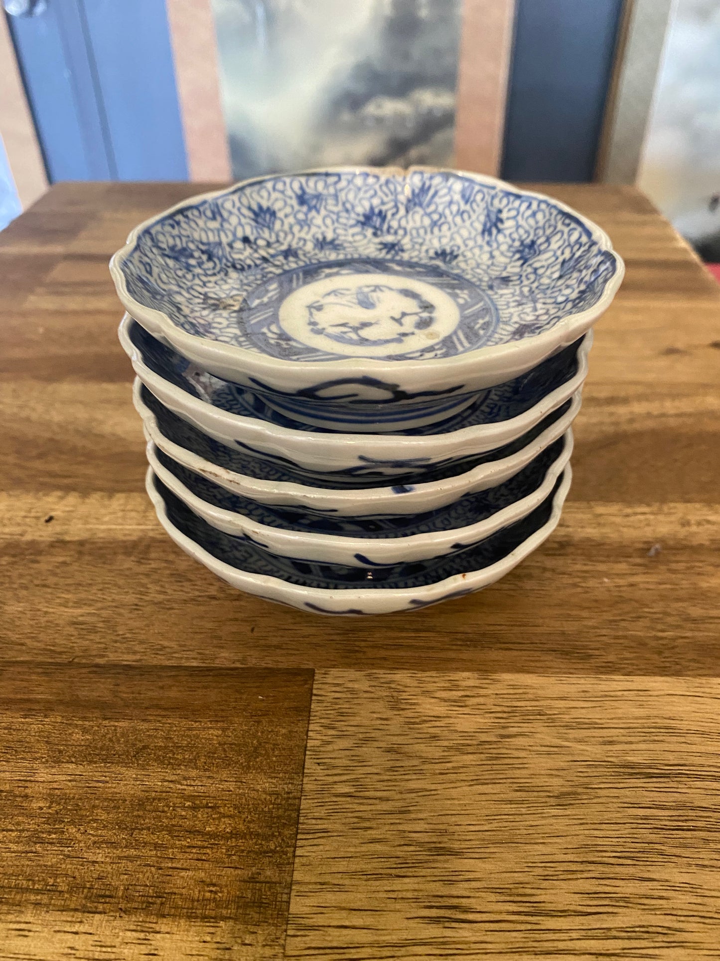 Japanese Ko-Imari Small Plate Set (5)