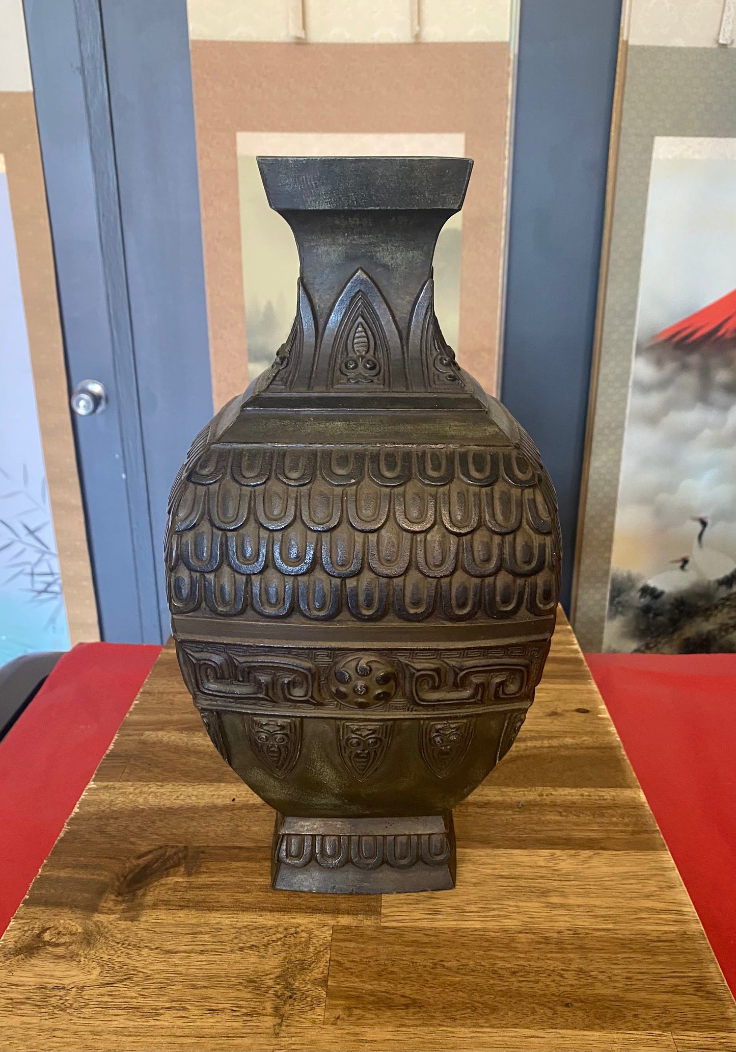 Japanese Bronze Vase