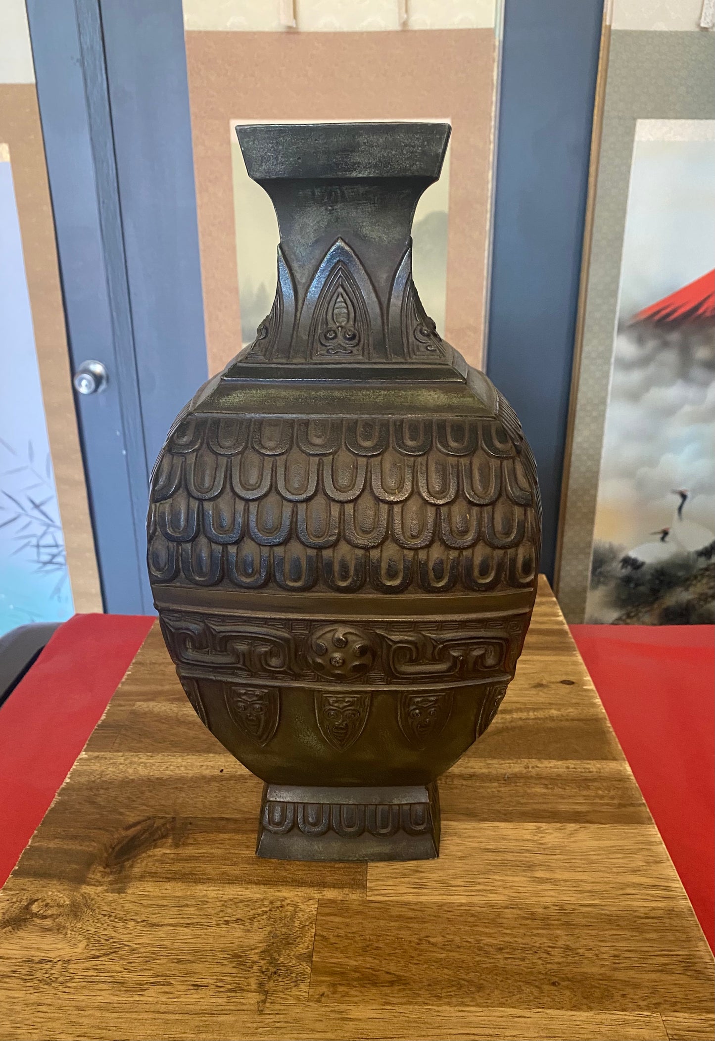 Japanese Bronze Vase
