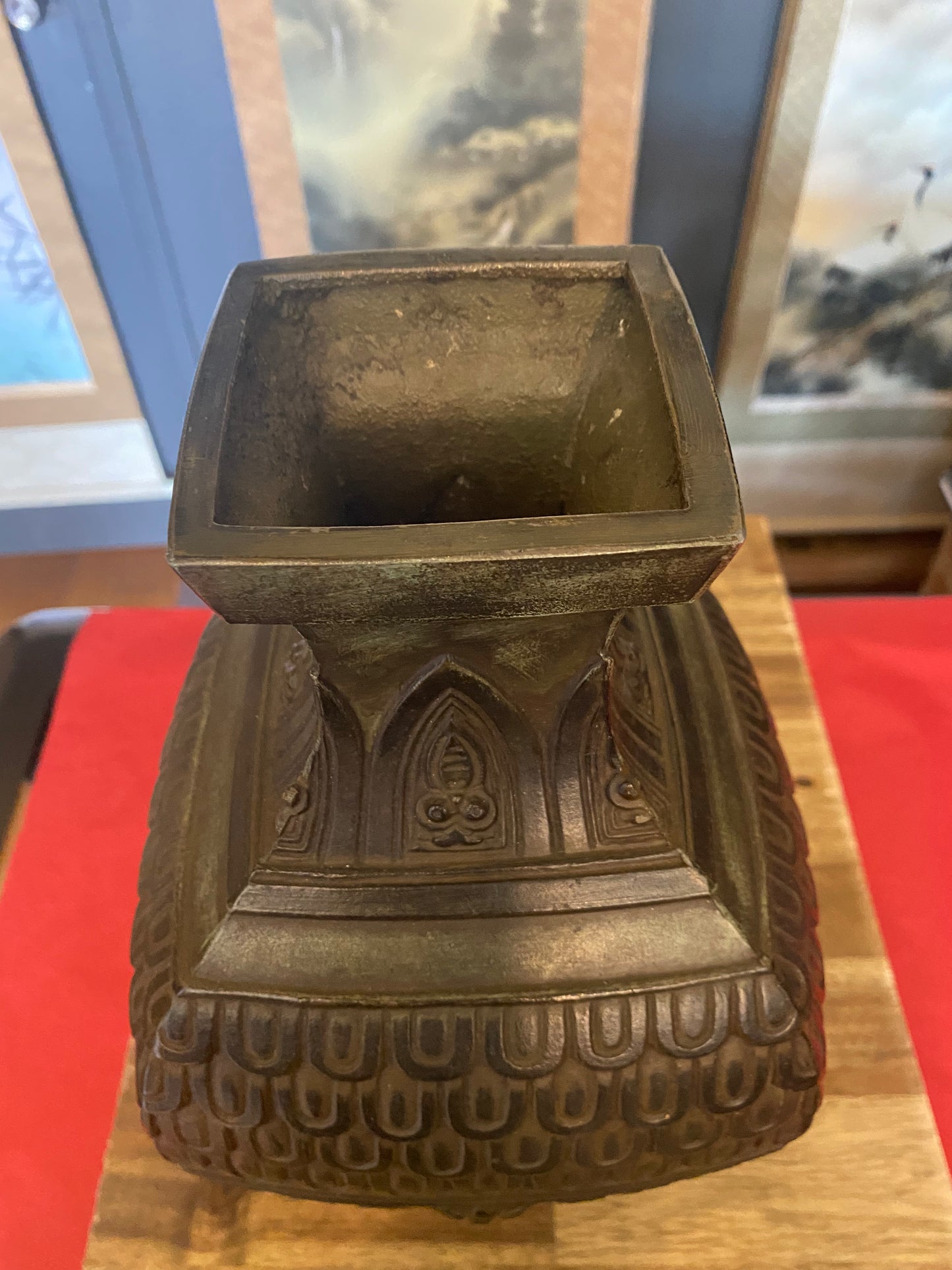 Japanese Bronze Vase