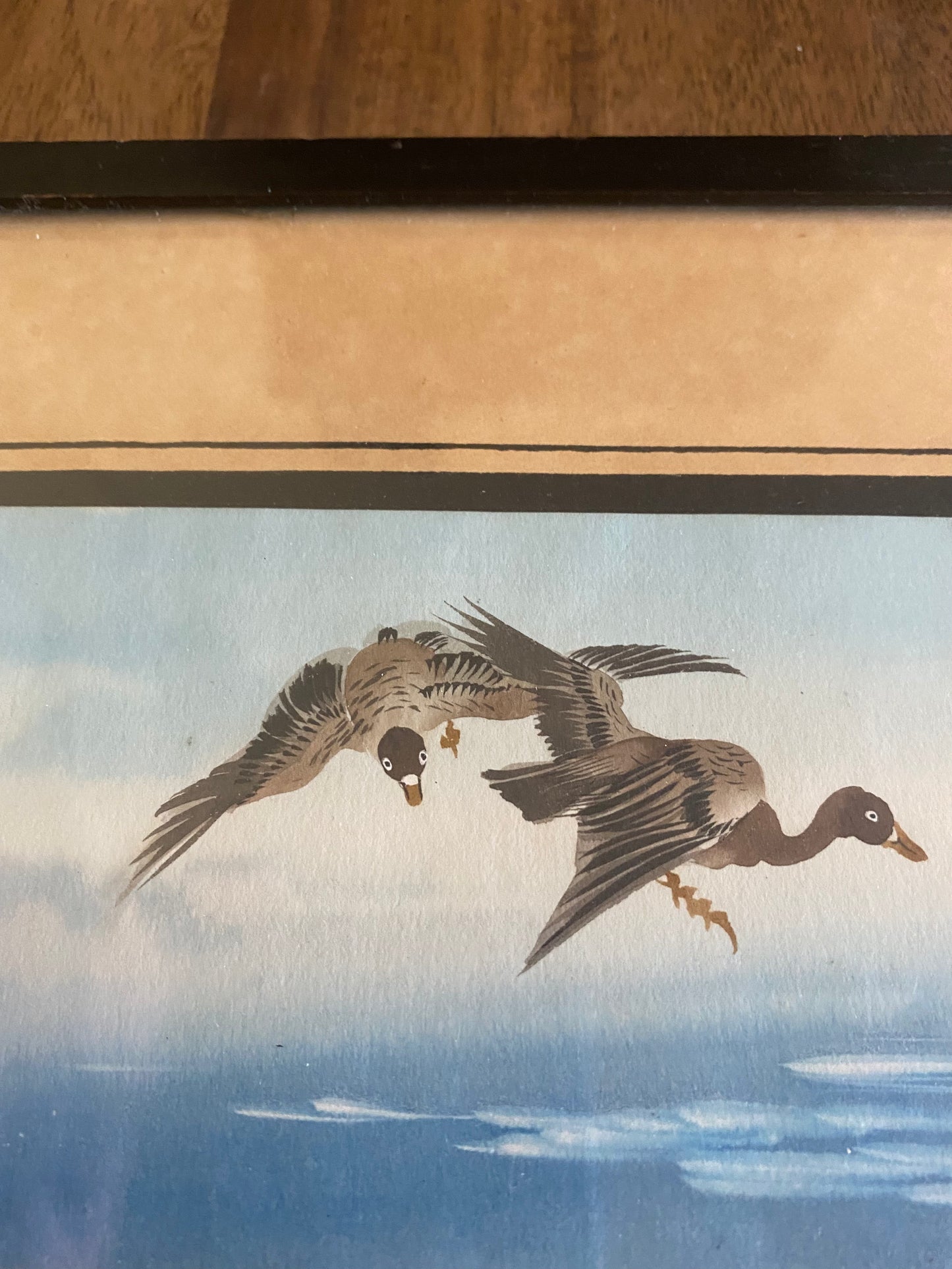 Japanese Framed Watercolour Art