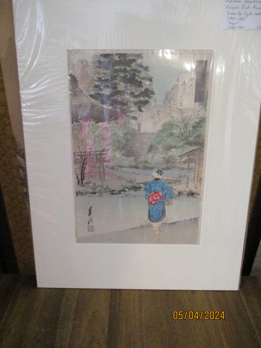 Japanese Woodblock Print By Ogata Gekko