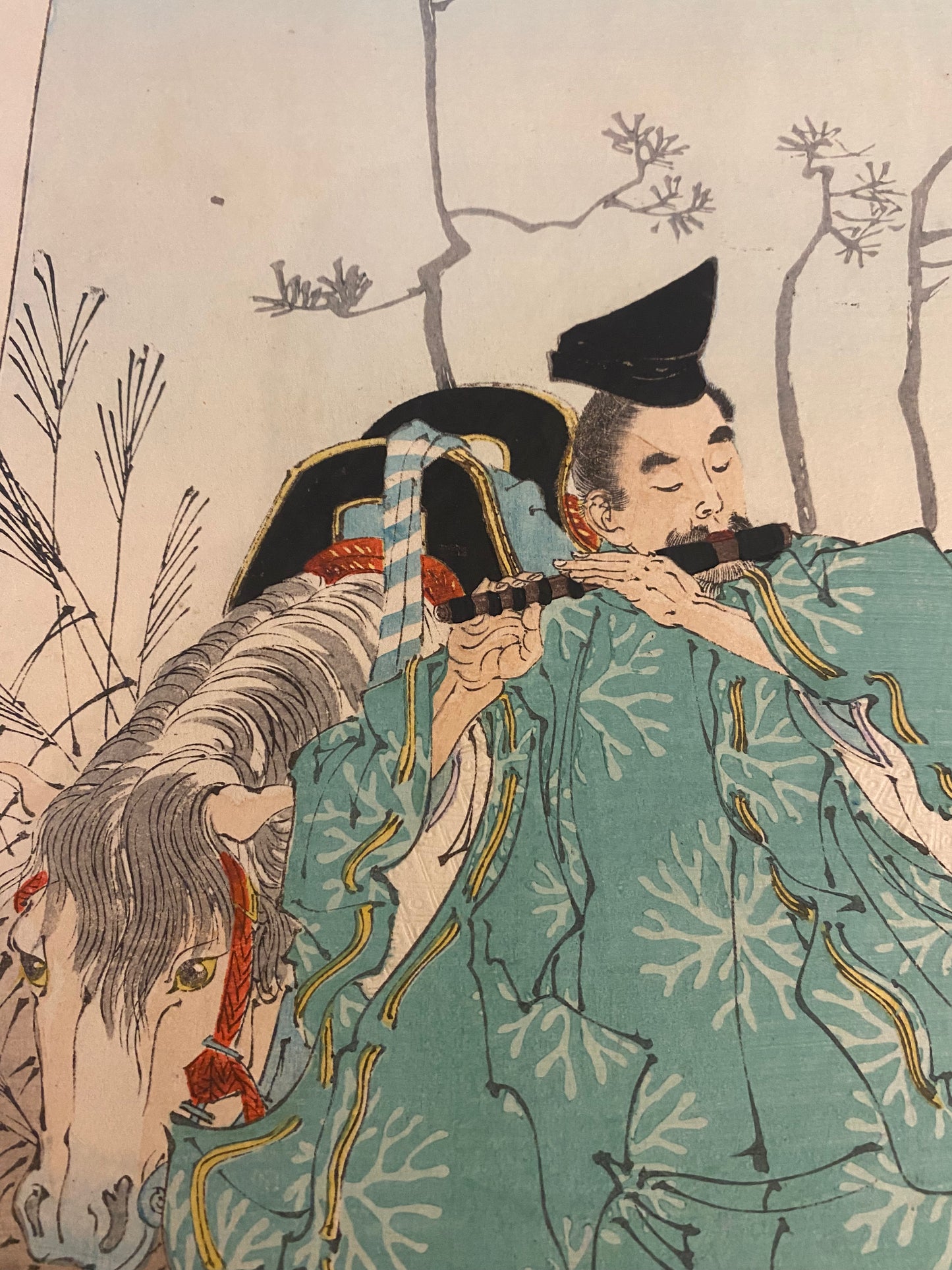 Japanese Wood Block Print By Yoshitoshi