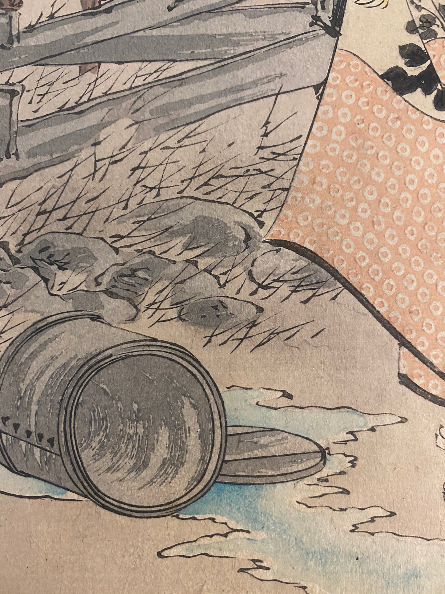 Japanese Woodblock Print By Yoshitoshi