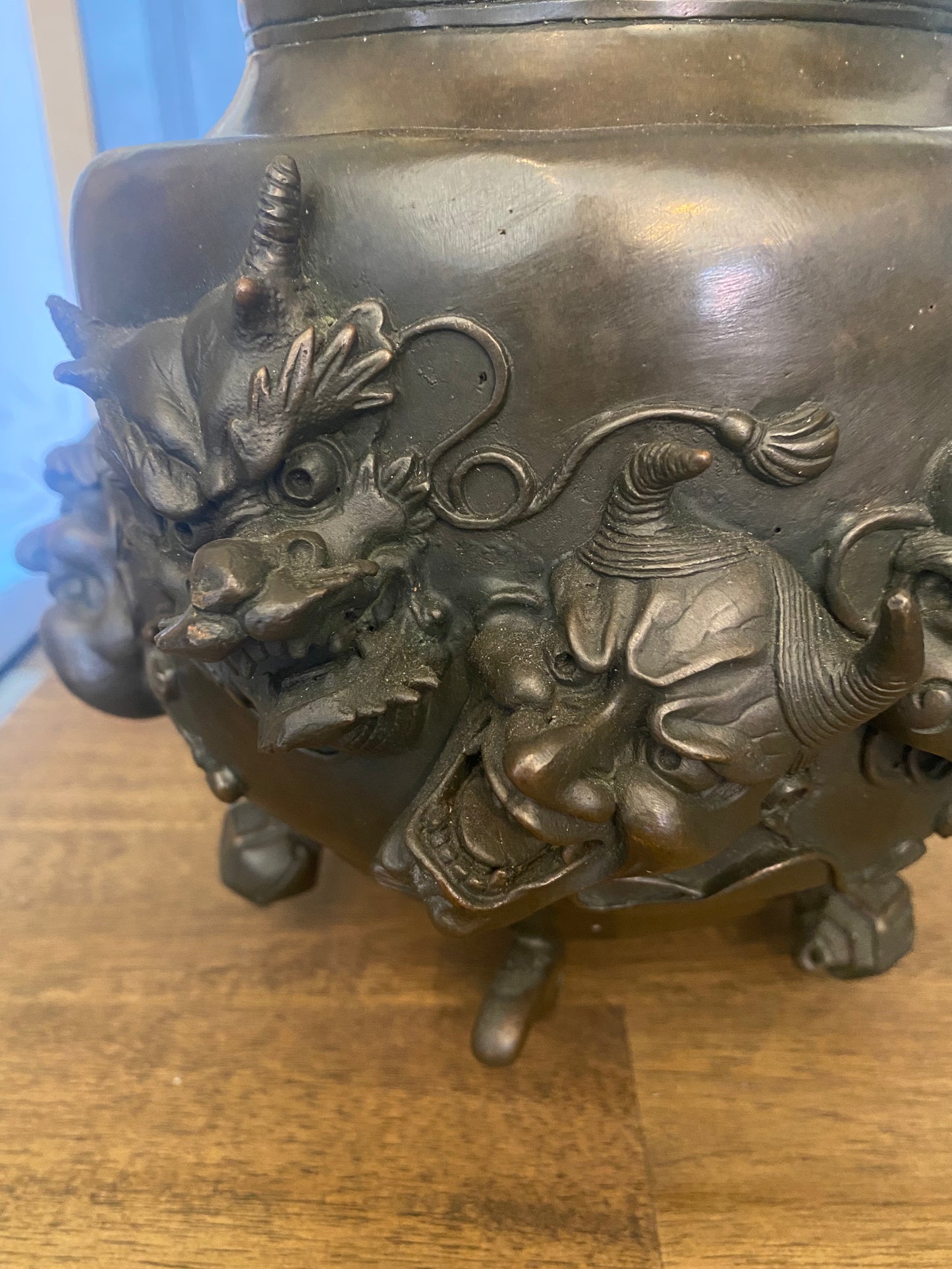 Japanese Bronze Koro Incense Burner