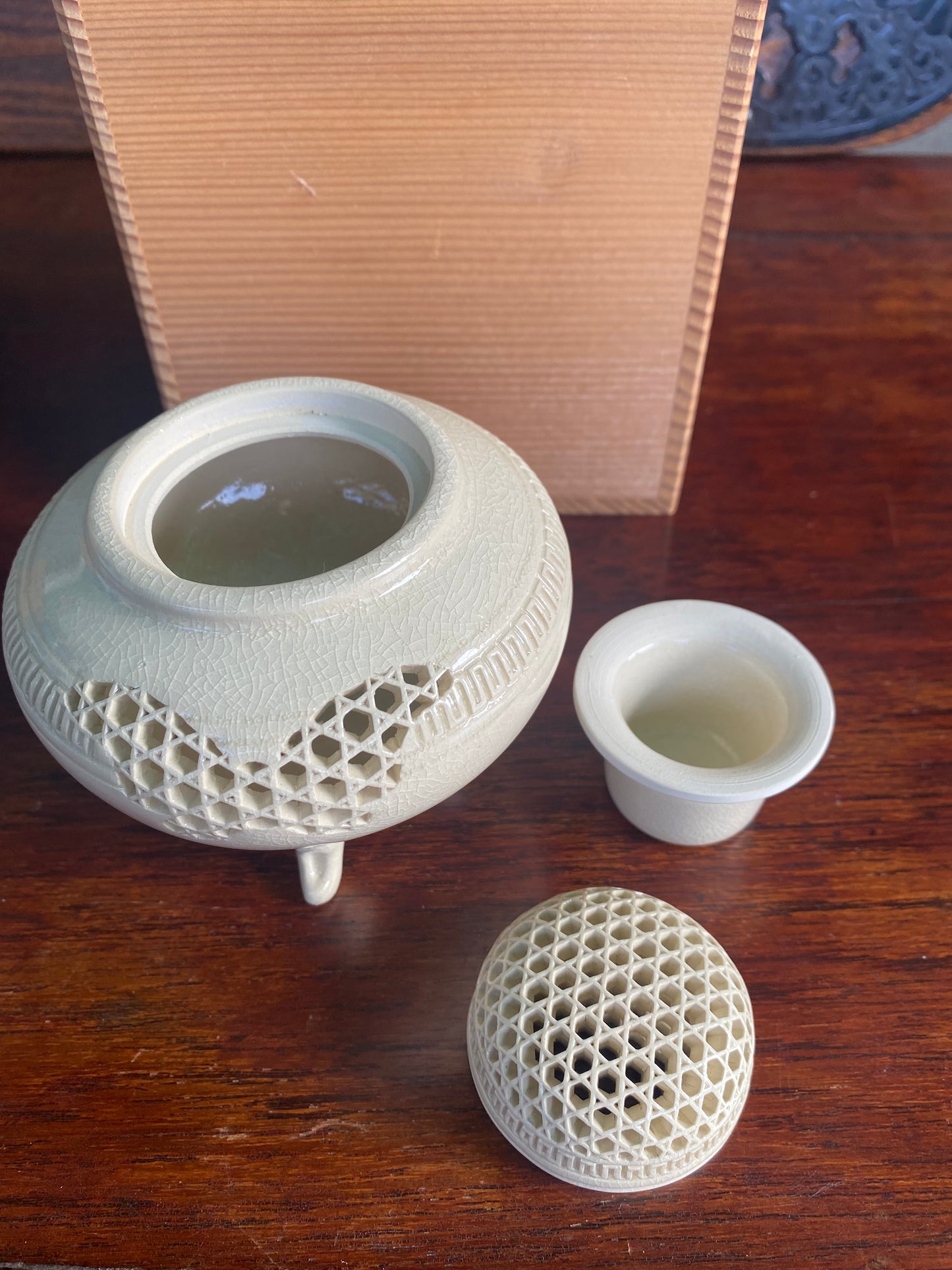 Japanese Satsuma Koro Incense Burner