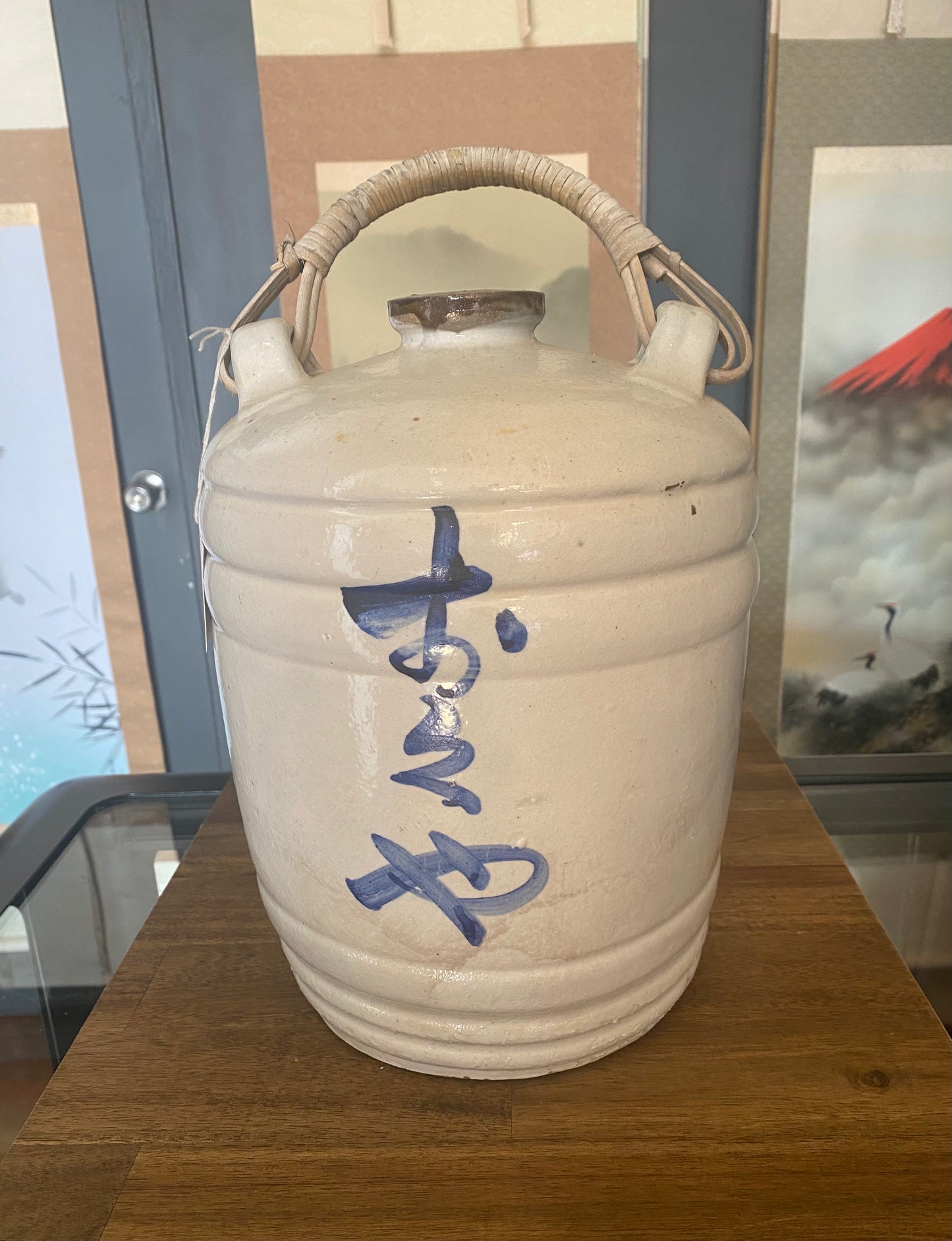 Japanese Storage Barrel For Soy Sauce
