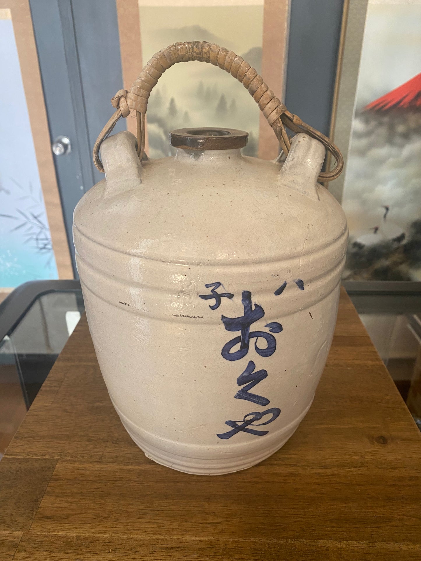 Japanese Storage Barrel For Soy Sauce
