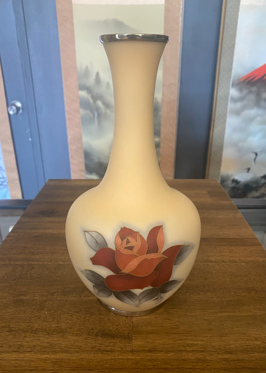 Japanese Outstanding Rare Cloisonne Vase