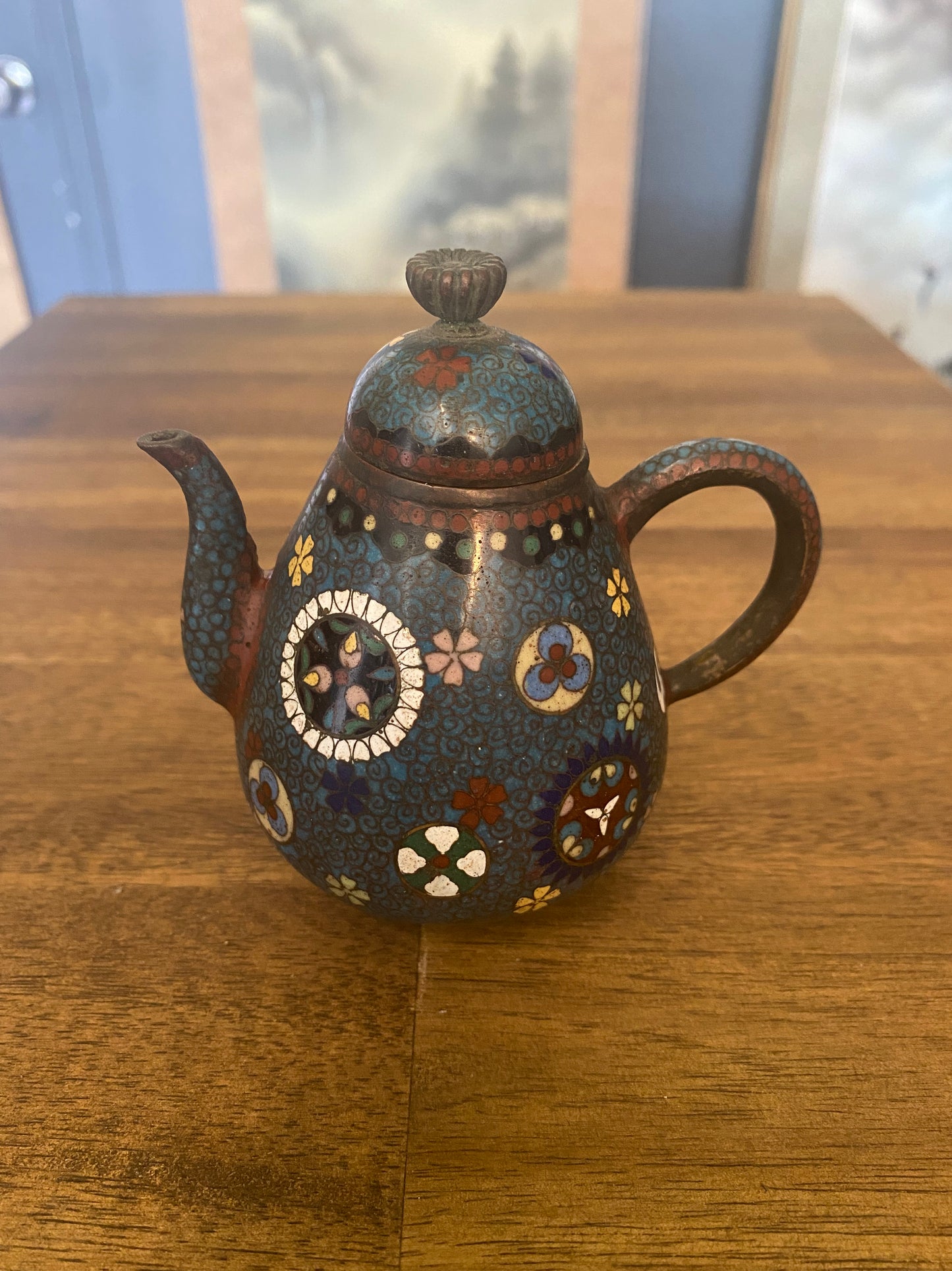 Japanese Cloisonne Teapot