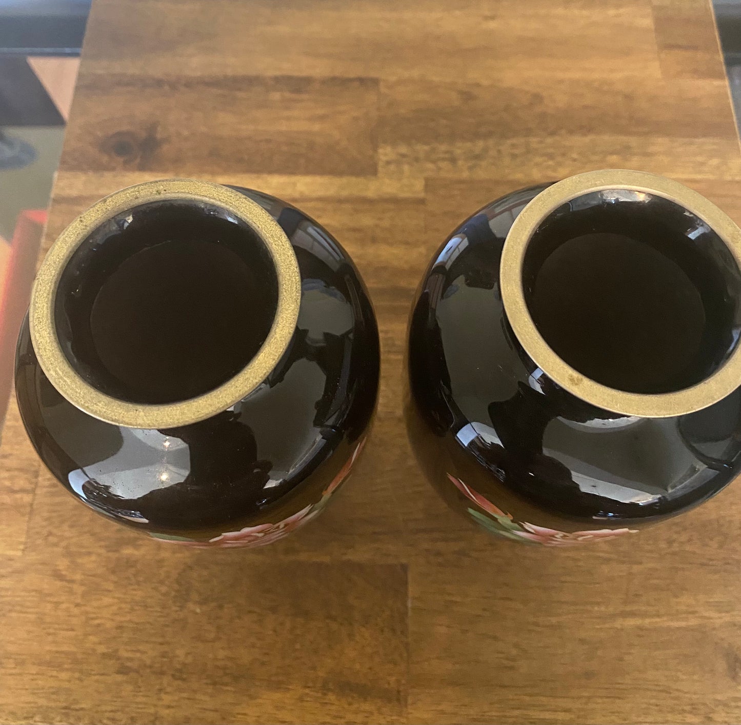 Japanese Cloisonne Pair of Vases