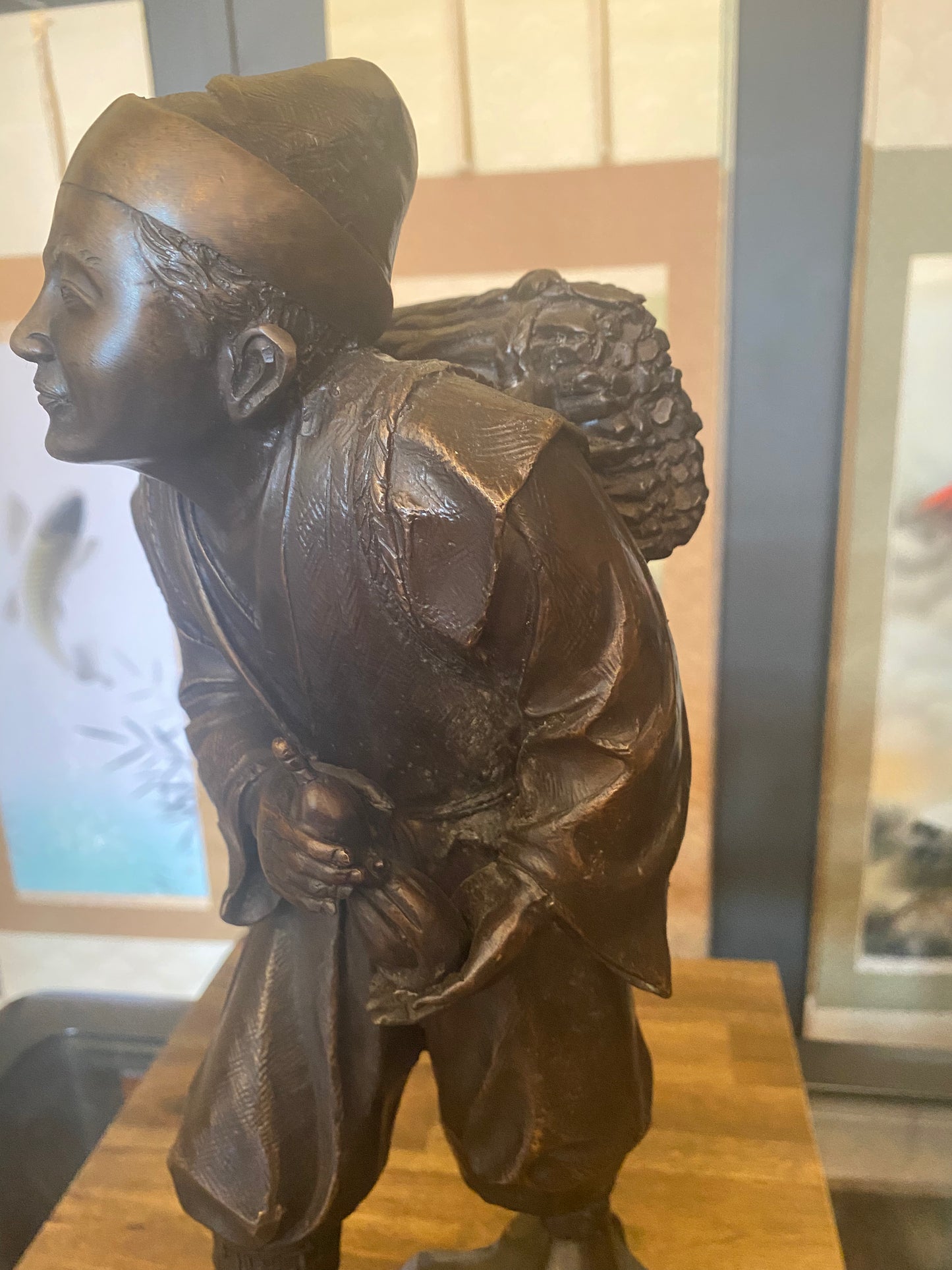 Japanese Bronze Okimono