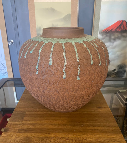 Japanese Bizen Pottery Vase