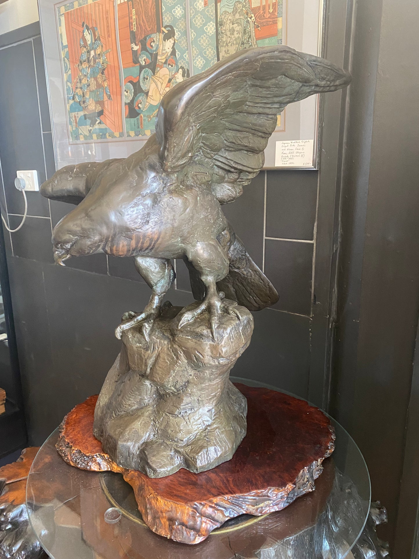 Outstanding Japanese Bronze Okimono
