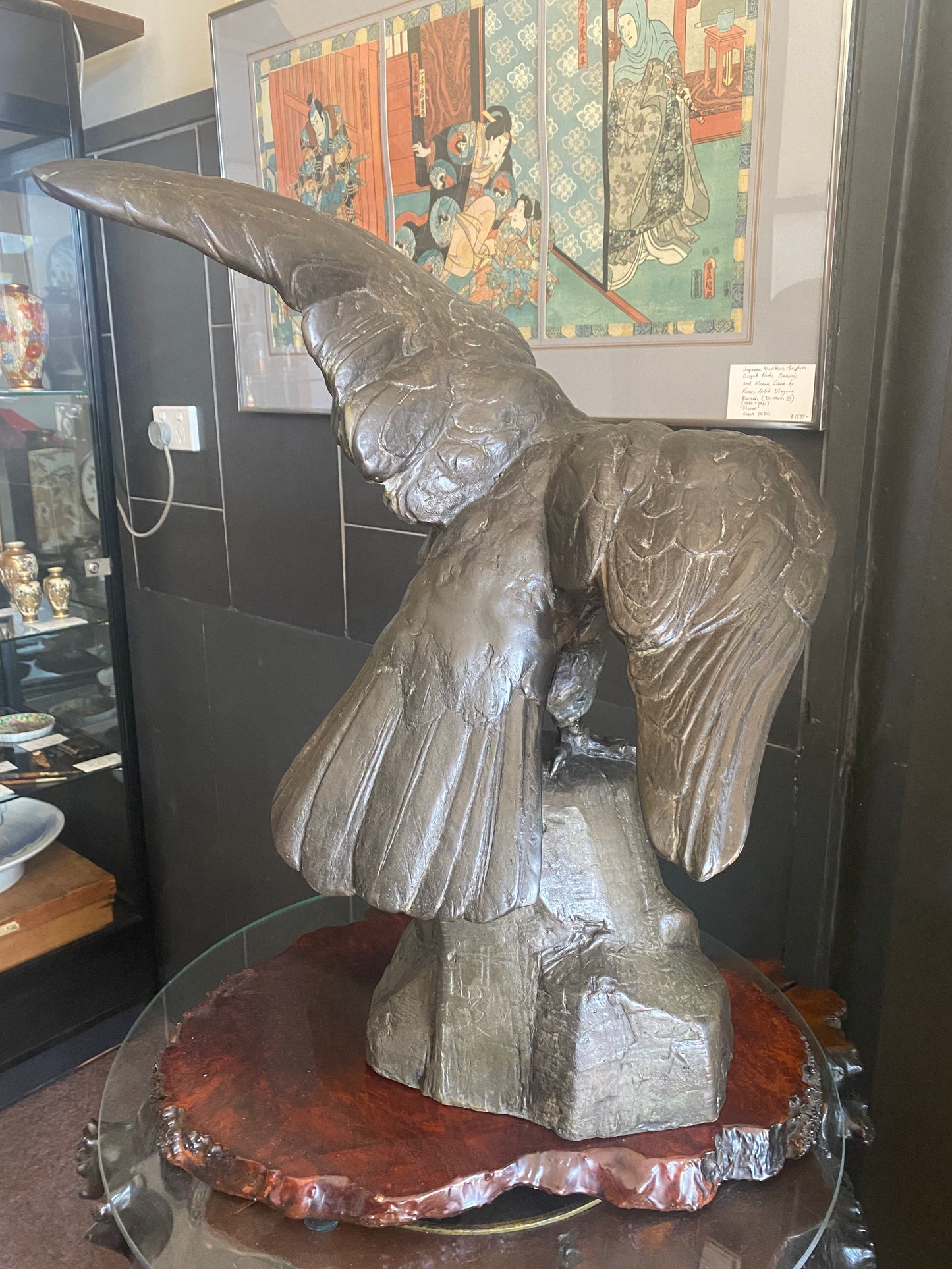 Outstanding Japanese Bronze Okimono