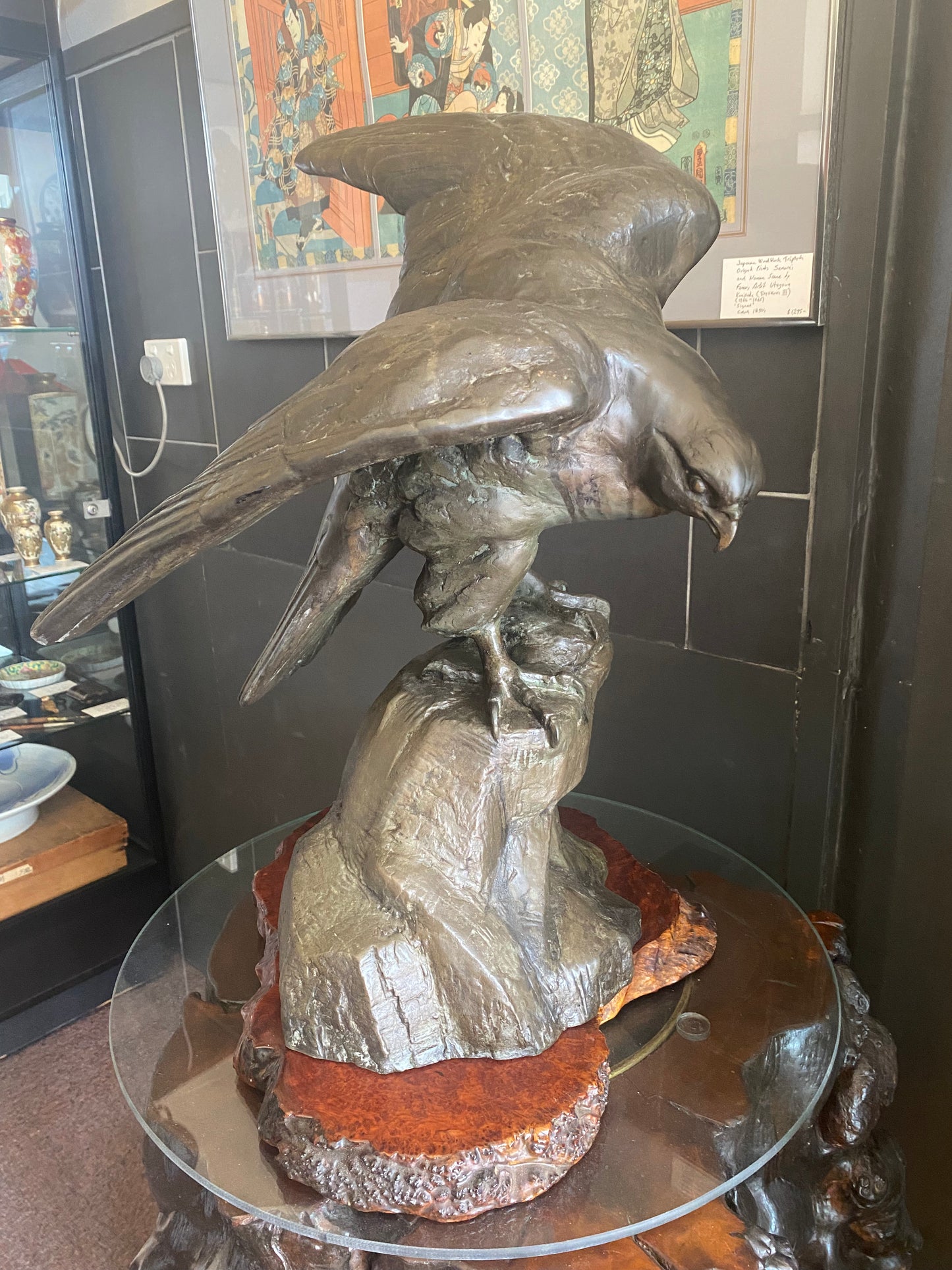 Outstanding Japanese Bronze Okimono
