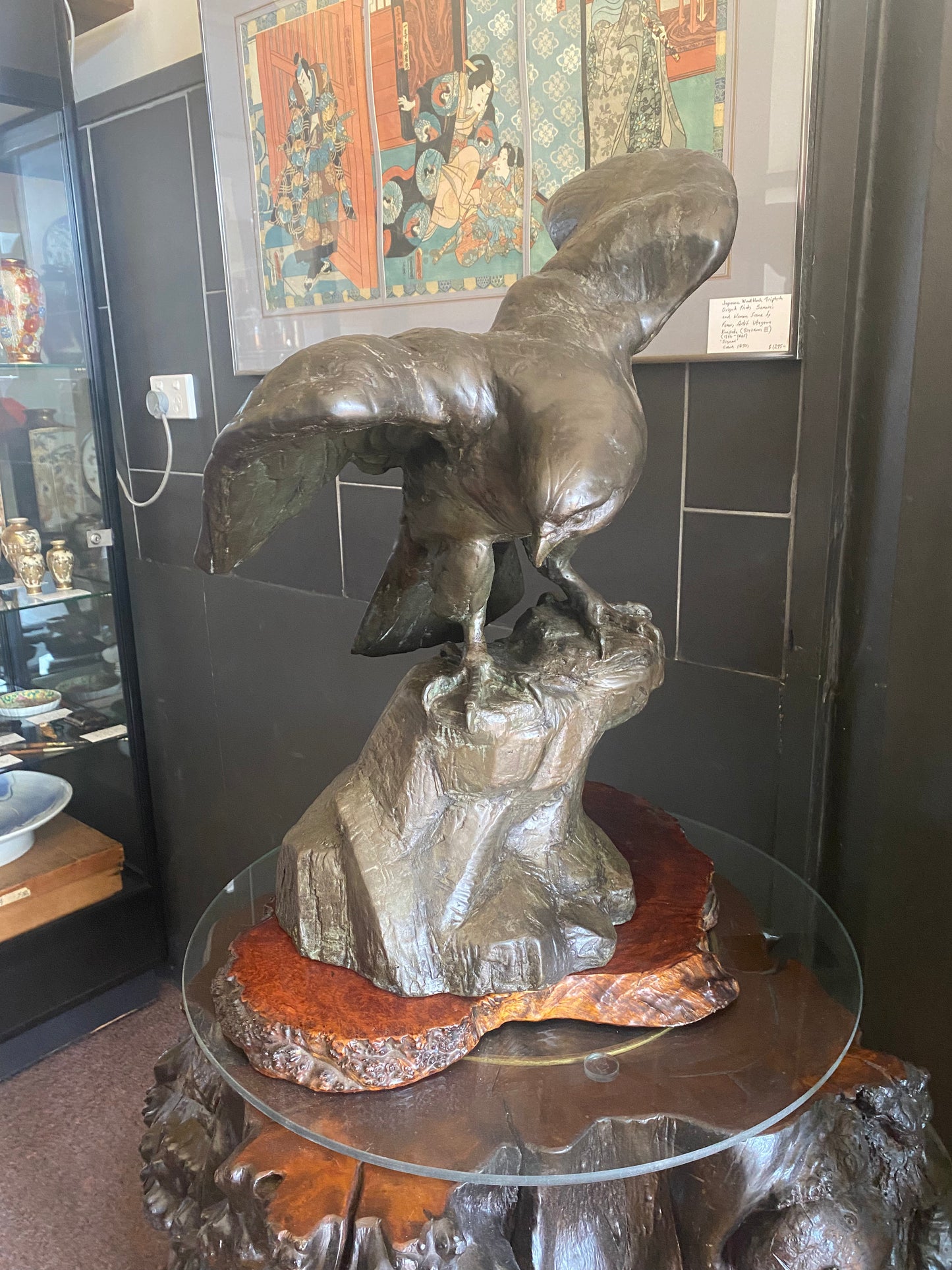 Outstanding Japanese Bronze Okimono