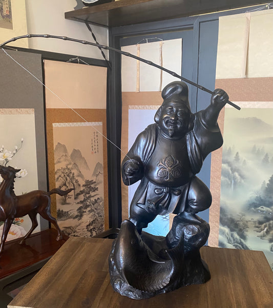 Outstanding Japanese Bronze Okimono