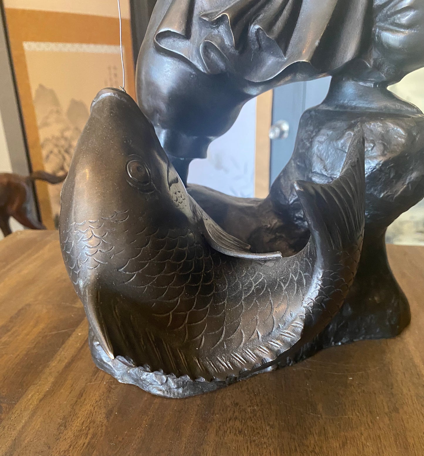 Outstanding Japanese Bronze Okimono