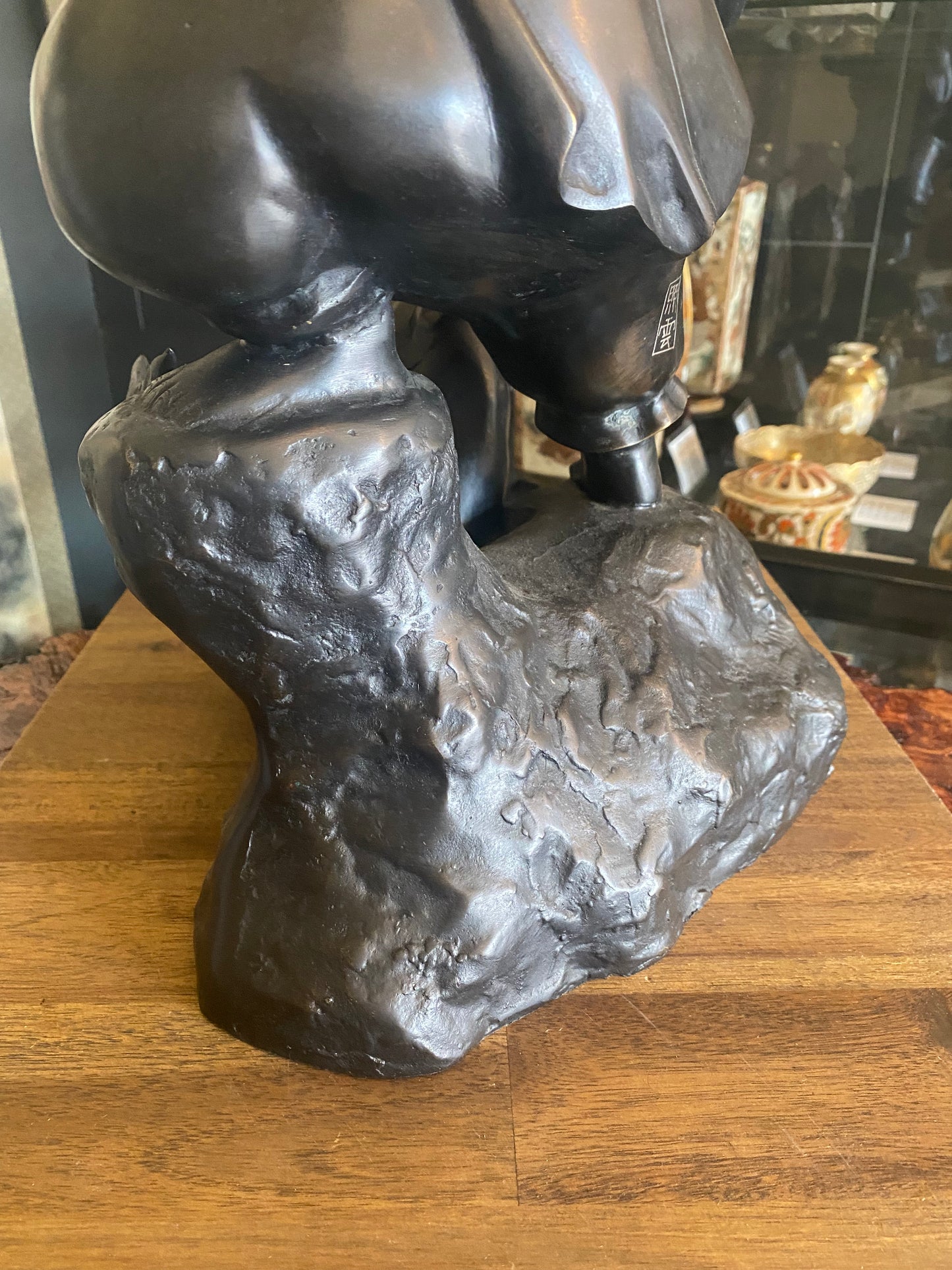 Outstanding Japanese Bronze Okimono