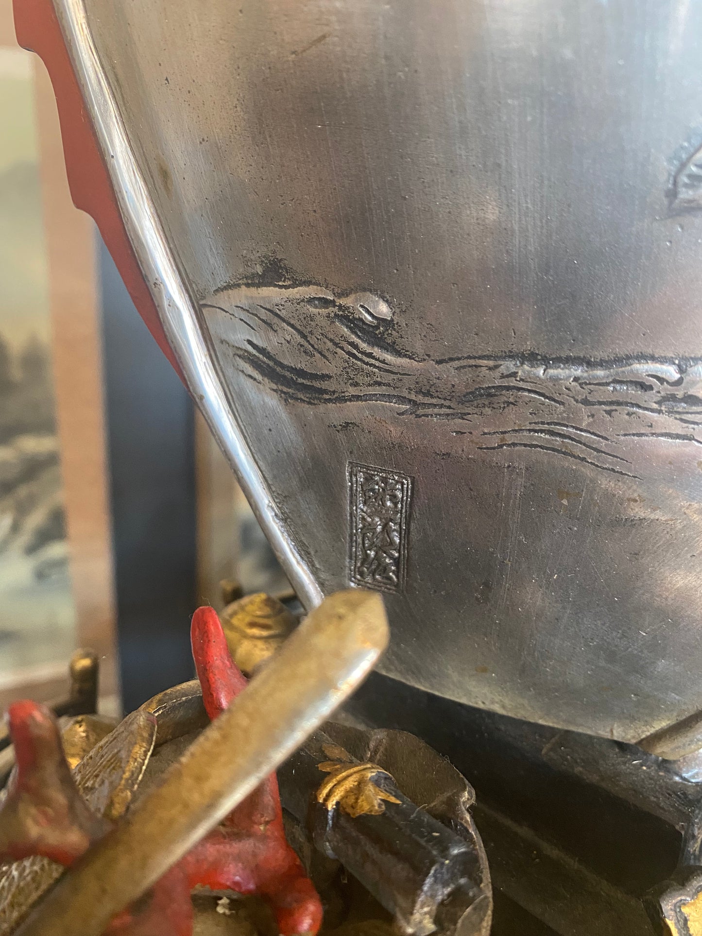 Japanese Bronze Okimono Treasure Ship