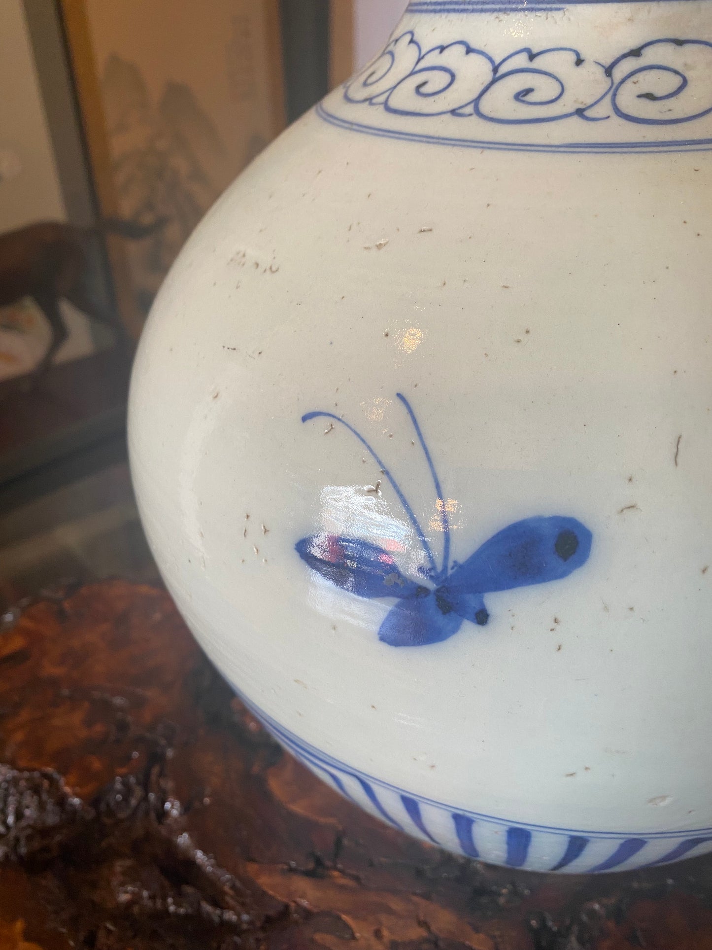 Japanese Ko-Imari Large Sake Bottle