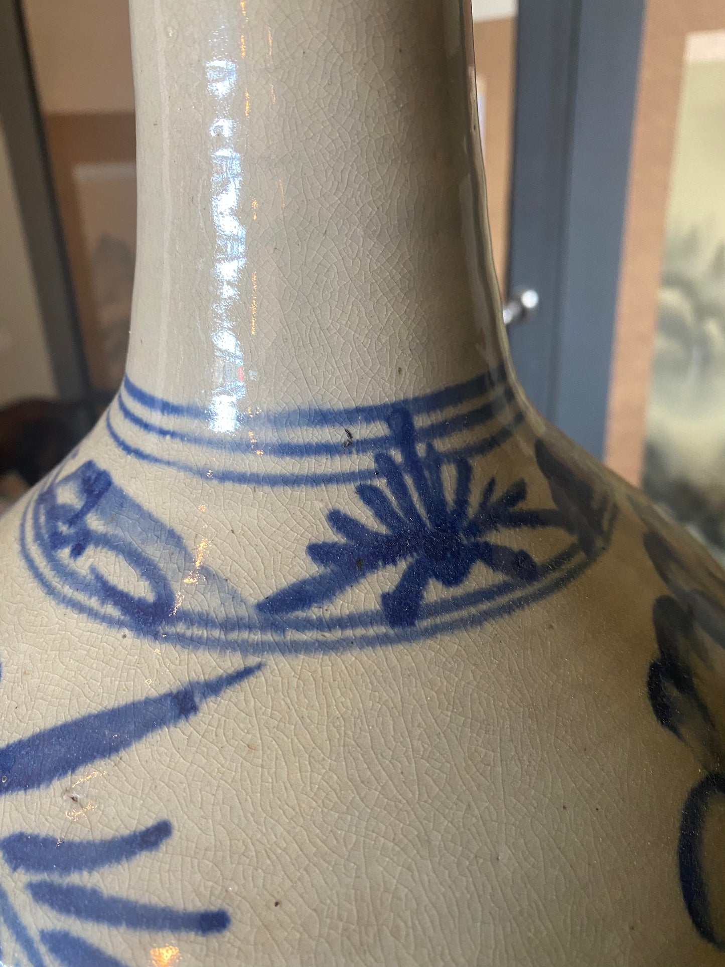 Japanese Ko-Imari Large Sake Bottle