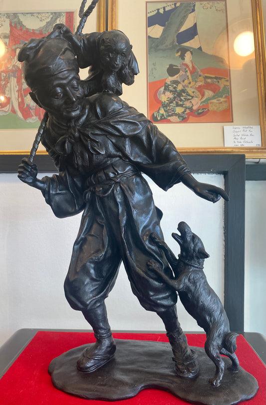 Japanese Tokyo School Bronze Okimono
