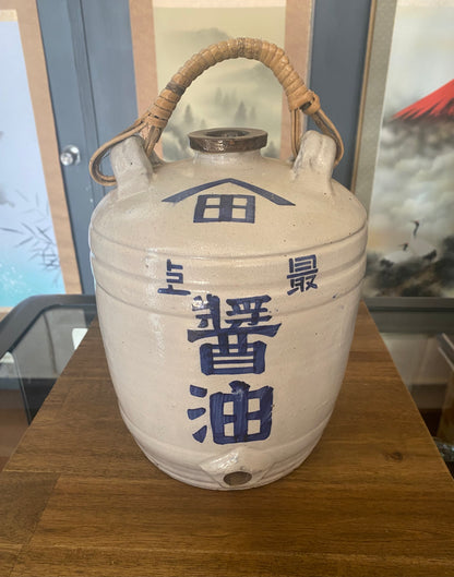 Japanese Storage Barrel For Soy Sauce