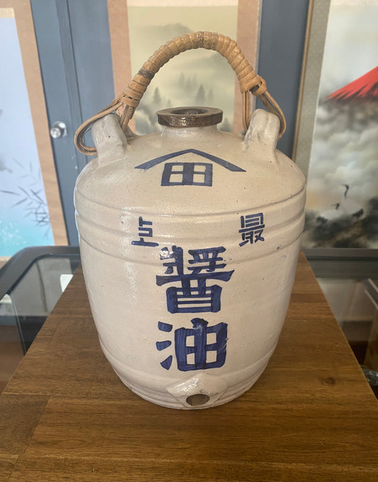 Japanese Storage Barrel For Soy Sauce