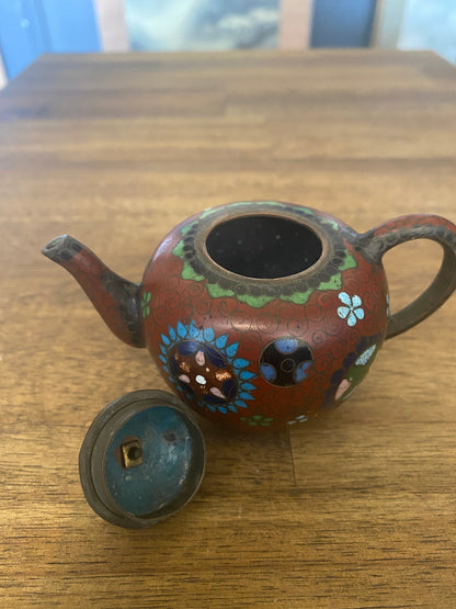 Japanese Cloisonne Teapot