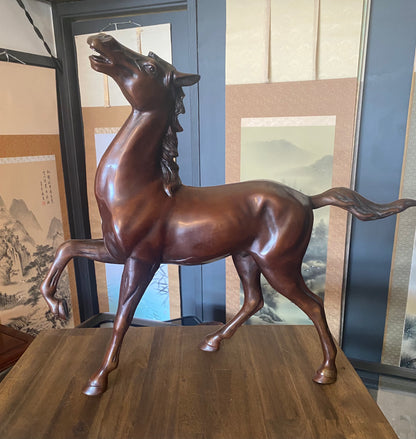 Japanese Bronze Okimono Horse