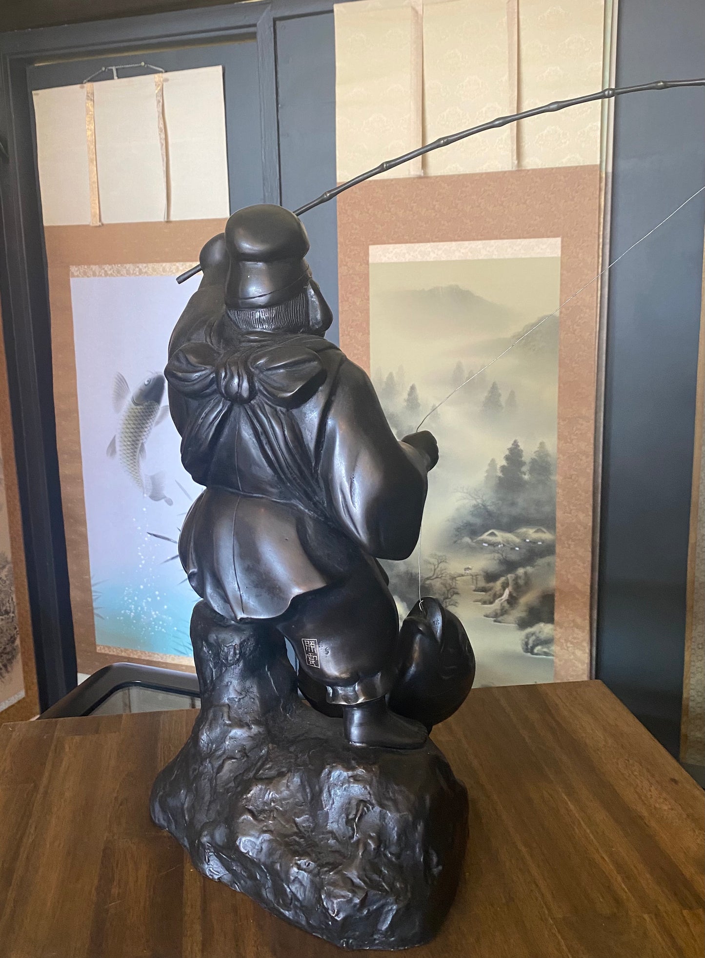 Outstanding Japanese Bronze Okimono